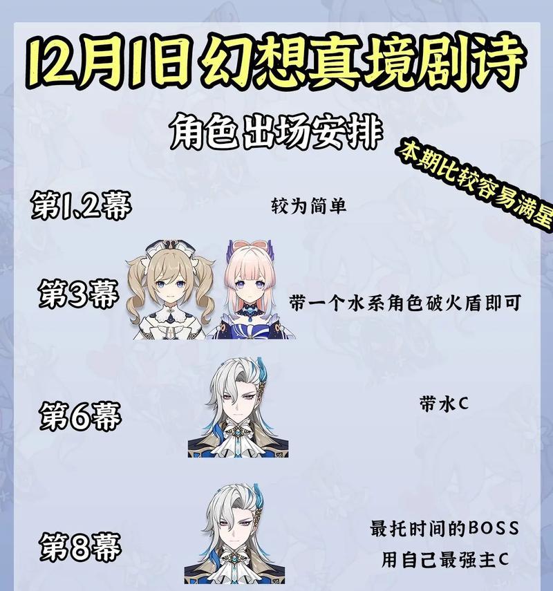 原神11月深渊攻略（挑战深渊，展现你的实力！（）